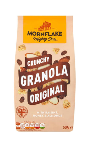 Mornflake Original Honey & Raisin Granola 500g (Pack of 12)