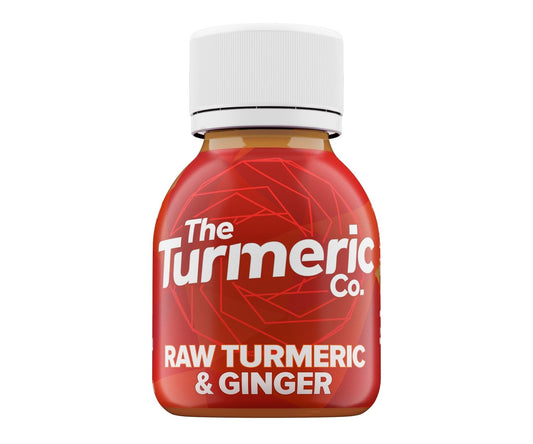 The Turmeric Co Raw Turmeric & Ginger 60ml (Pack of 12)
