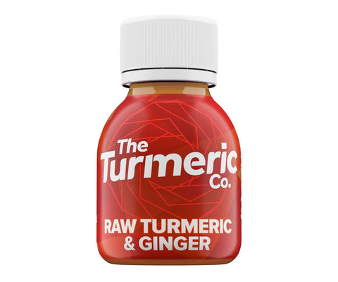 The Turmeric Co Raw Turmeric & Ginger 60ml (Pack of 12)