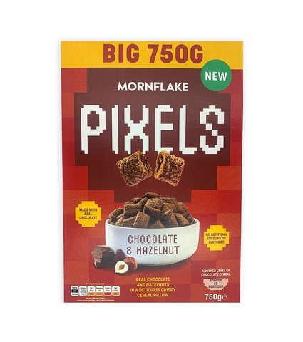 Mornflake Choc & Hazelnut Pixels 750g (Pack of 8)