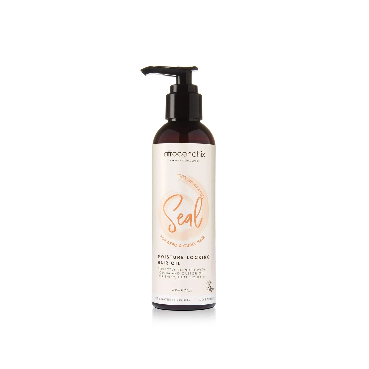 Afrocenchix Seal - Natural Hair Oil for Afro Hair 200ml (Pack of 12)
