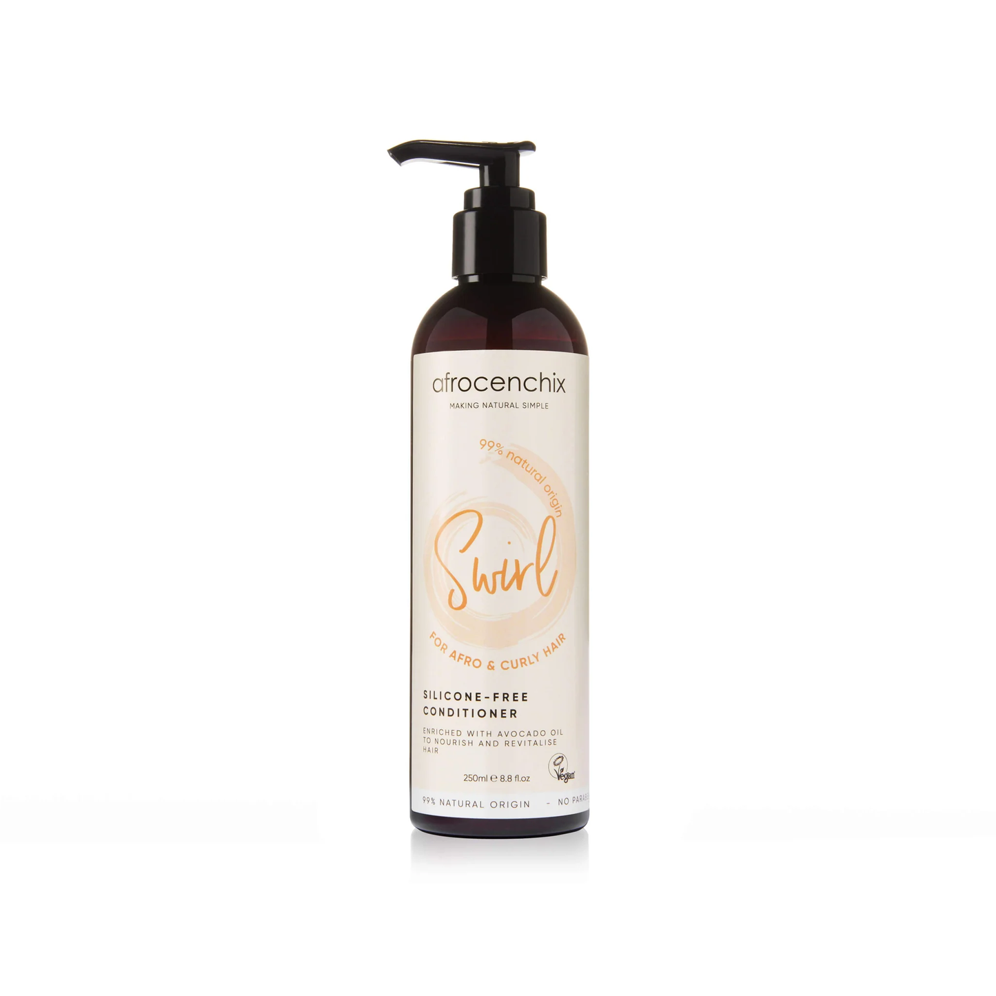 Afrocenchix Swirl - Silicone-Free Conditioner 250ml (Pack of 12)