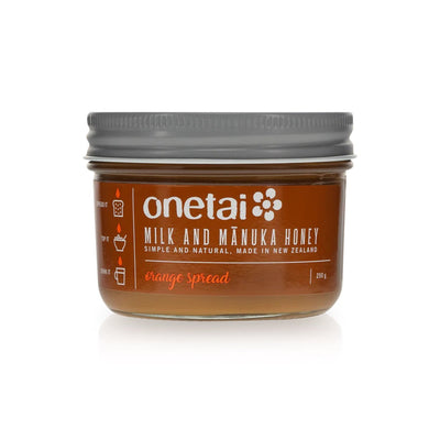 Onetai Milk and Manuka Honey Orange 250g (Pack of 12)