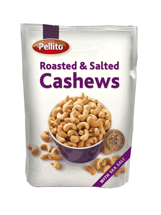 Pellito Cashews Roasted & Salted 120g (Pack of 14)