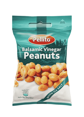 Pellito Balsamic Vinegar Peanuts 50g (Pack of 30)