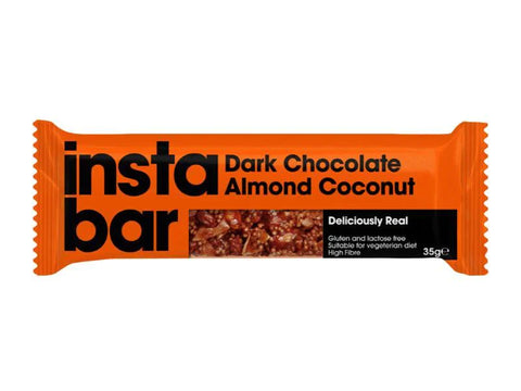 Instabar Dark Chocolate Coconut Almond 35g (Pack of 16)