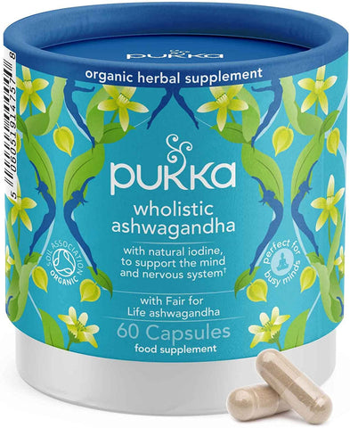 Pukka Wholistic Ashwagandha 60 Capsules Organic