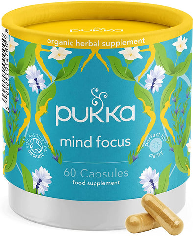 Pukka Mind Focus 60 Capsules Organic FFL