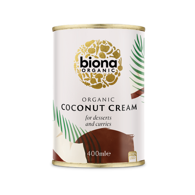 Biona Organic Coconut Cream 400ml (Pack of 6)