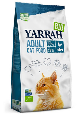 Yarrah Dry Cat Food Organic Fish, 800 g