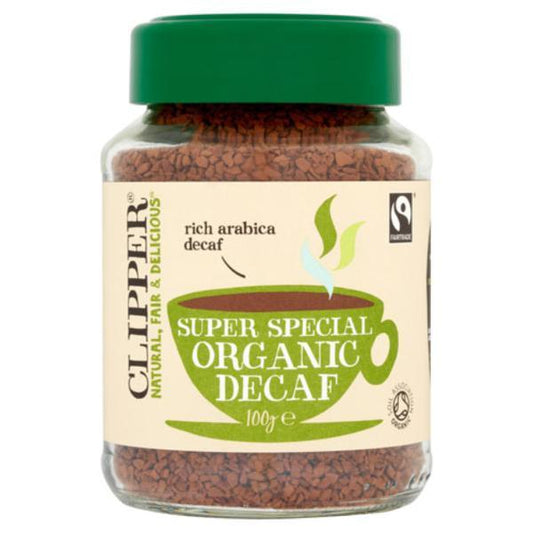 Clipper Instant Coffee - Medium Roast Decaffeinated 100g