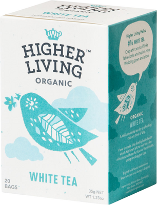 Higher Living Organic White Tea 20 Bags