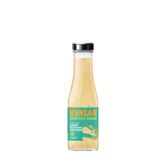 Bonsan Sweet Mustard Dressing Organic Vegan 310ml (Pack of 6)