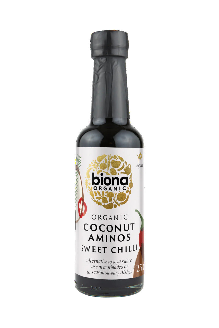 Biona Coconut Aminos Sweet Chilli Organic 250ml (Pack of 6)