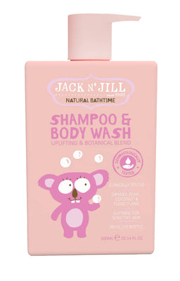 Jack & Jill Shampoo & Body Wash Natural 300ml (Pack of 24)