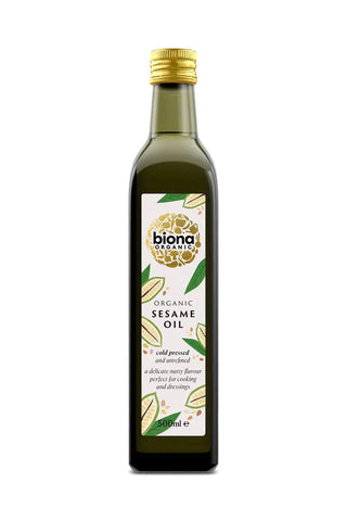 Biona Sesame Seed Oil Cold Pressed Organic 500ml (Pack of 6)