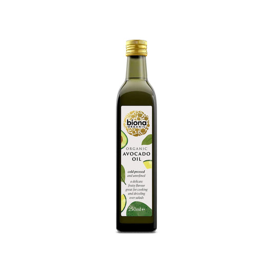 Biona Avocado Oil Cold Pressed Organic 250ml (Pack of 6)