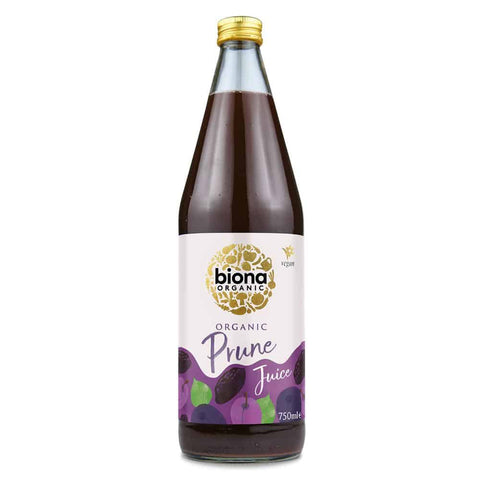 Biona Prune Juice Organic -no added sugar 750ml (Pack of 6)