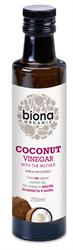Biona Coconut Vinegar - with the mother Organic 250ml (Pack of 6)