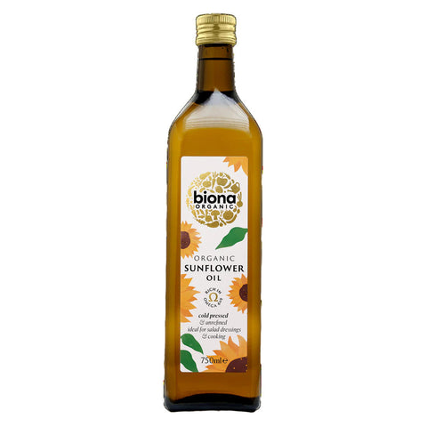 Biona Sunflower Frying Oil -Organic 750ml (Pack of 12)