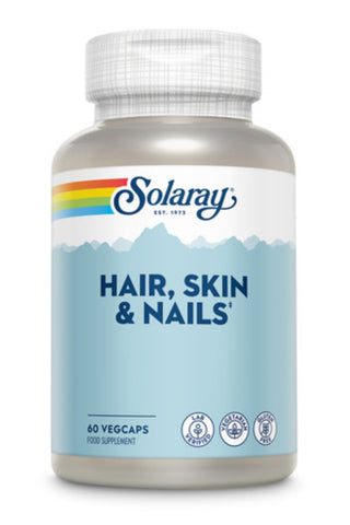 Solaray Hair Skin & Nails - Lab Verified - Vegetarian - Gluten Free 60 VegCaps