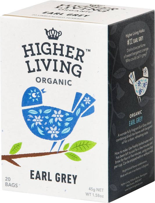 Higher Living Organic Earl Grey 20 Bags