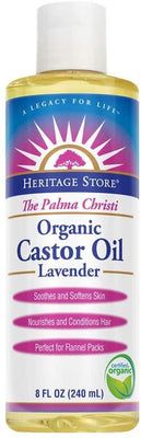Heritage Store Castor Oil Org Lavender 236ml