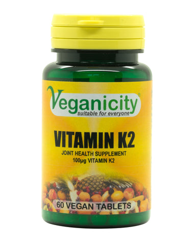 Veganicity Vitamin K2(Mk-7) 100mcg 60 Vtabs (Pack of 12)