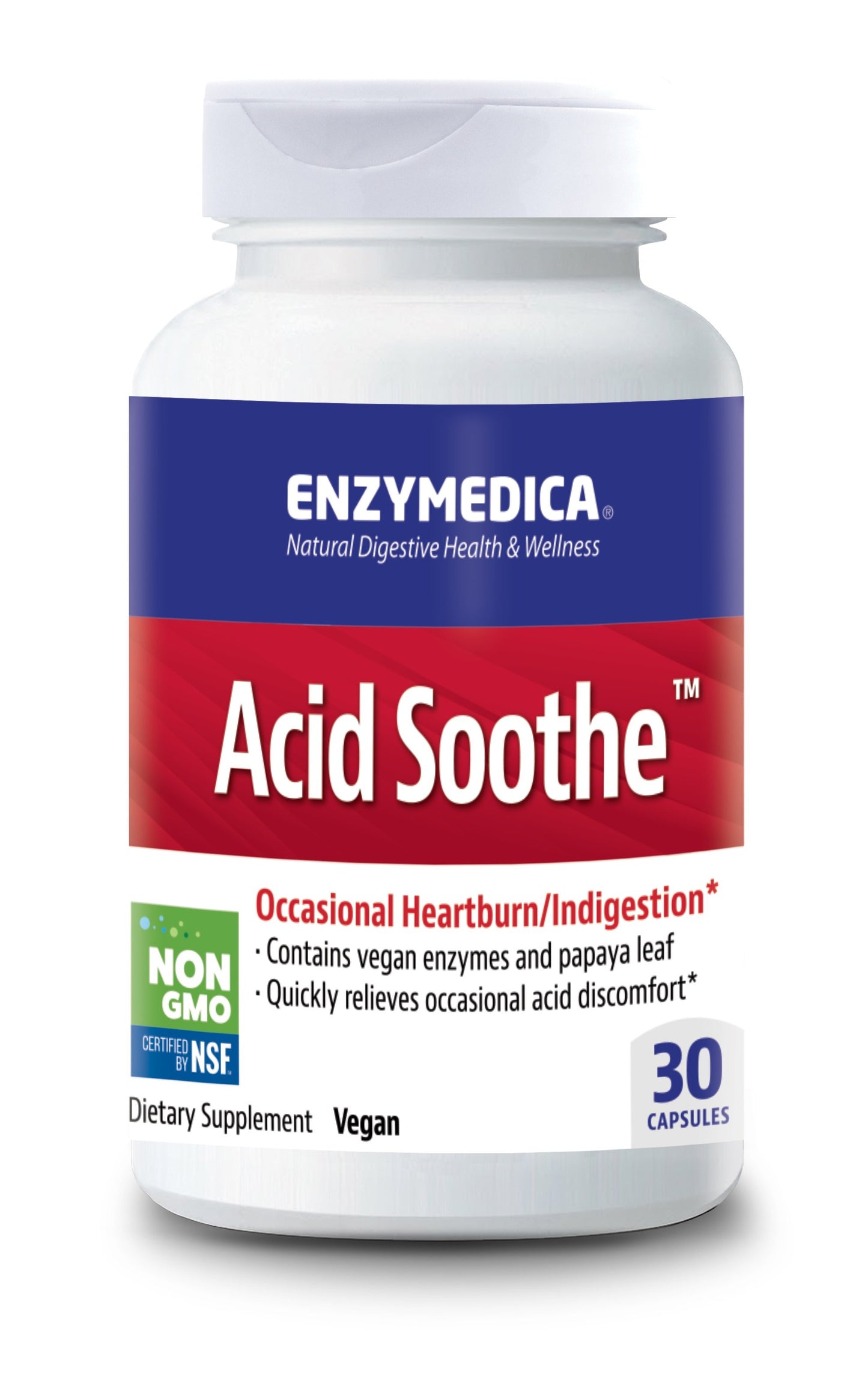 Enzymedica Acid Soothe 30 Capsules
