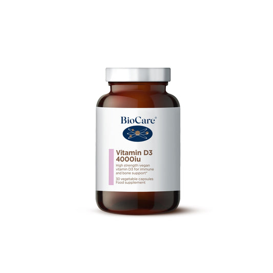 Biocare Vitamin D3 4000iu 30 Vegetable Capsules