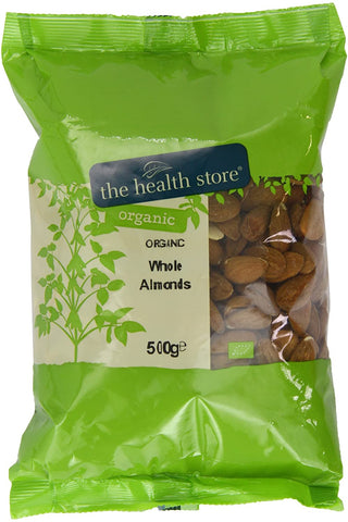 Ths Organic Nuts ths Organic Almonds Whole 500ge (Pack of 6)
