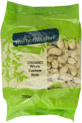 Ths Organic Nuts ths Organic Cashew Nuts Whole 250ge (Pack of 3)