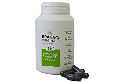 Braggs Vegetarian Activated Charcoal 100 Caps