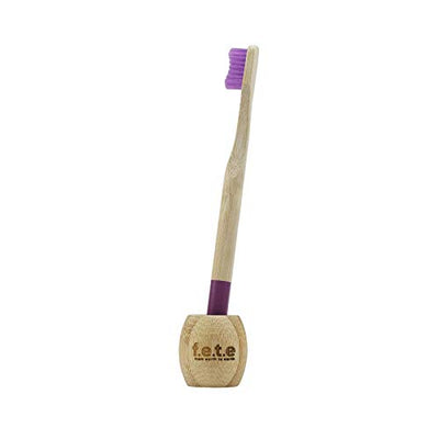 F.E.T.E Bamboo Toothbrush Stand 1piece