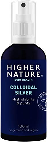 Higher Nature Active Colloidal Silver - High Stability 100ml