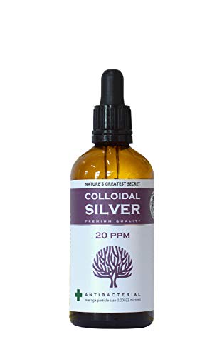 Natures Greatest Secret 20 ppm Colloidal Silver (Dropper) 100ml