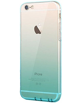 Flexible Soft Gradient Case For iPhone 7 - Lake Blue