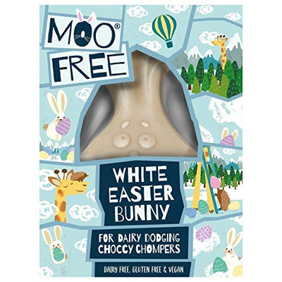 Moo Free Mikey Bunny - White 80g