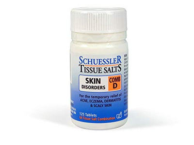 Schuessler Combination D Tissue Salts Tablets 125 Tablets