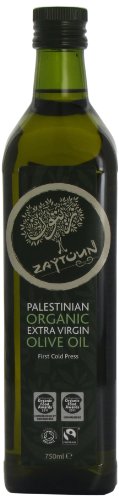 Zaytoun Organic Extra Virgin Olive Oil 750ml