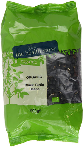Ths Organic Beans ths Organic Black Turtle Beans 500g (Pack of 6)