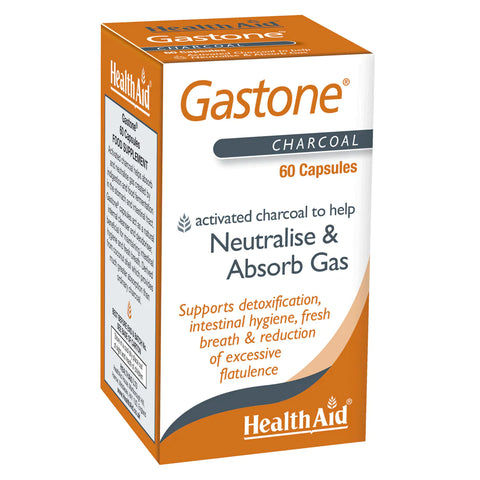 Healthaid Gastone Activated Charcoal 60 Caps