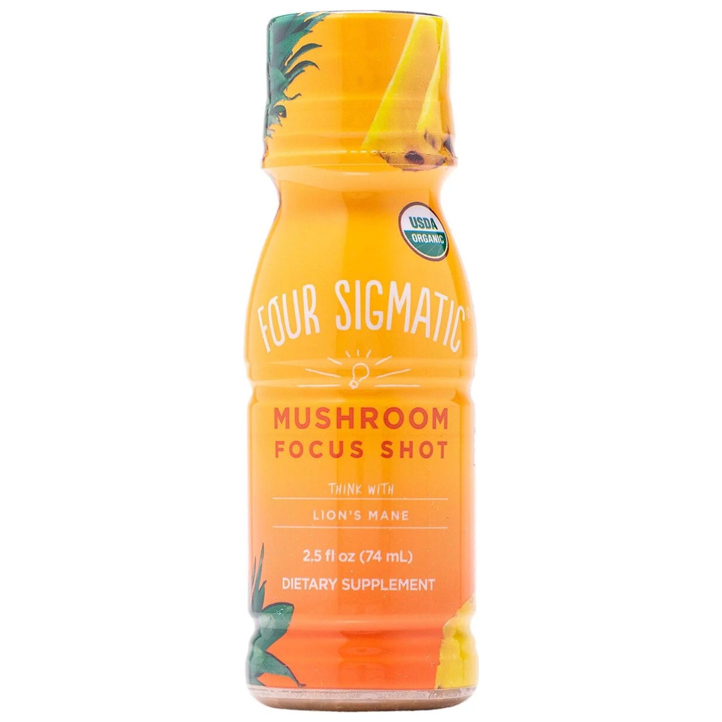 Foursigmatic Mushroom Focus Shot with Lion's Mane 1 Shot (Pack of 6)
