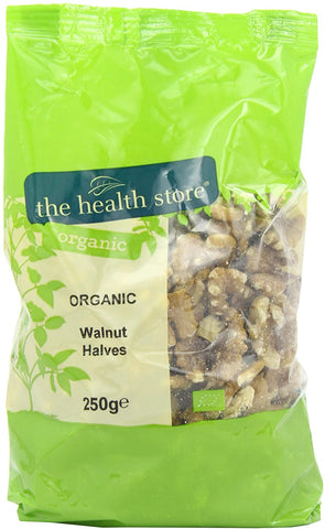 Ths Organic Nuts ths Organic Walnut Halves 250ge (Pack of 3)