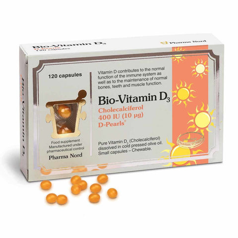 Pharma Nord Bio-Vitamin D3 400IU (20ug) 120 Capsules
