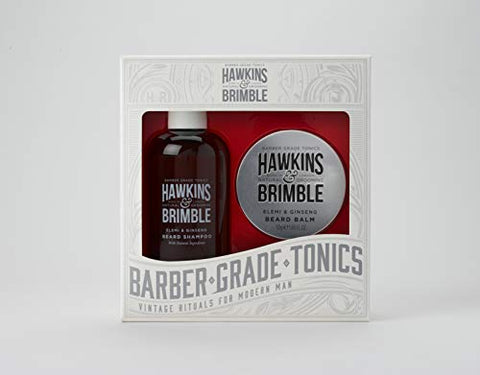 Hawkins & Brimble Beard Gift Set - Beard Shampoo & Balm