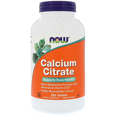 NOW Foods Calcium Citrate with Minerals & Vitamin D-2 250 tabs