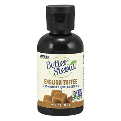 NOW Foods Better Stevia Liquid, English Toffee 59 ml