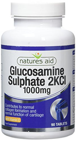 Natures Aid Glucosamine Sulphate 1000mg (with Vitamin C) 90 Tabs