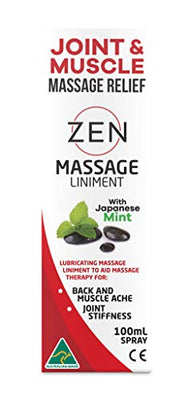 ZEN Massage Liniment Joint & Muscle Relief Spray 100ml